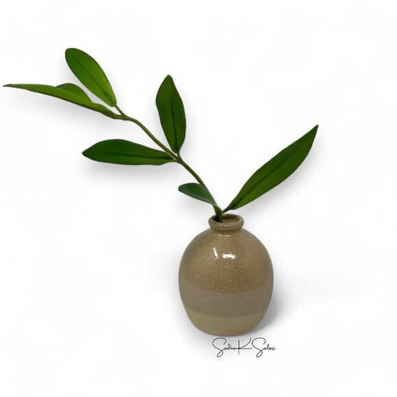 Hearth & Hand Magnolia 10" Faux Hoya Leaf Stem Potted Arrangement - Picture 5 of 5